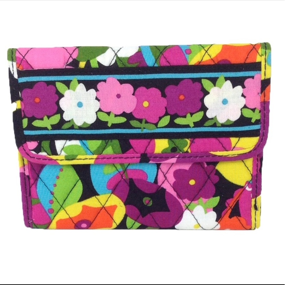 NEW Vera Bradley Euro Wallet, Va Va Bloom